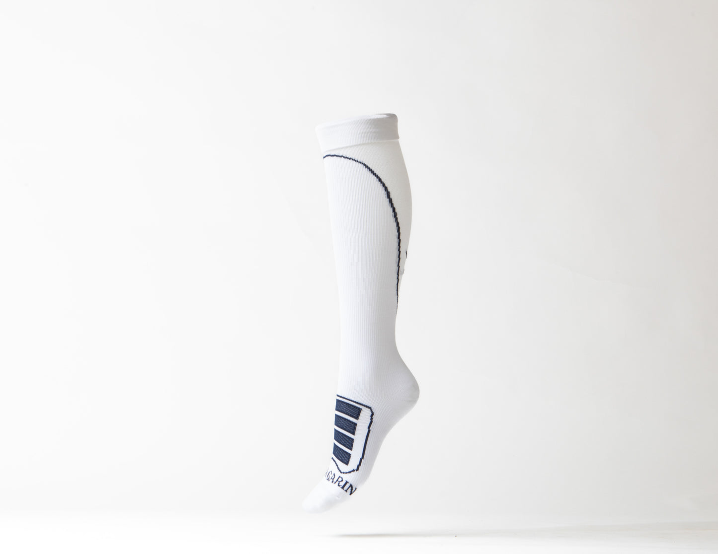 Professional Fencing Socks White with Weapons